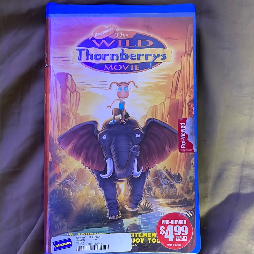 The Wild Thornberrys Movie VHS